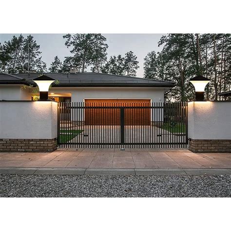 outdoor gate pillar lights